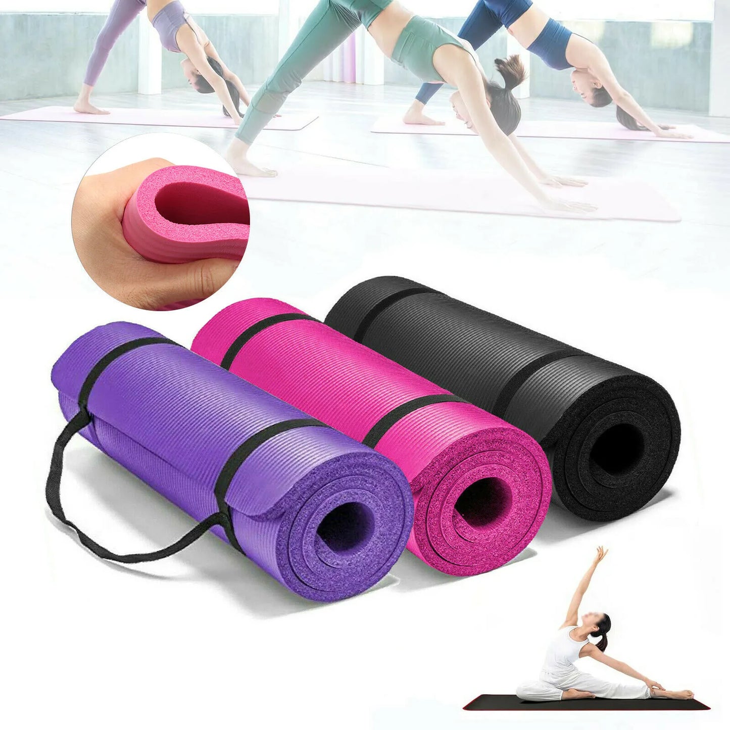 Broad-Grip Exercise Mat