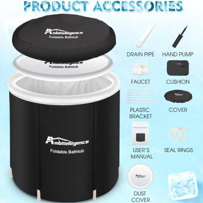 Compact Recovery Ice Bath Tub